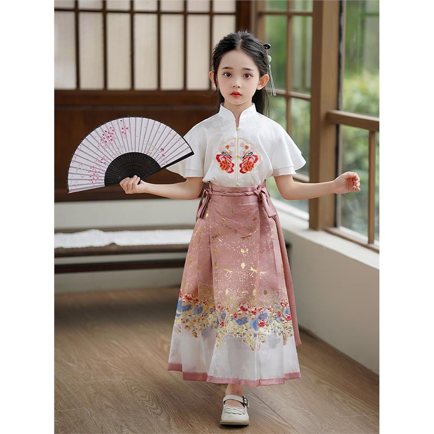 女童马面裙套装儿童汉服2