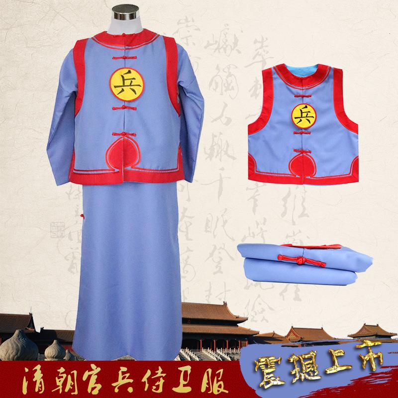 清朝御前侍卫古装表演服