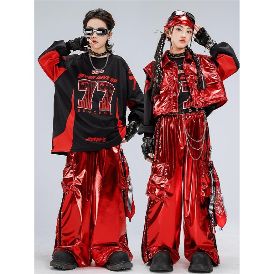 少儿街舞服装嘻哈男童红