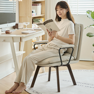 宿舍椅子舒服久坐电脑椅卧室靠背椅家用书桌办公椅舒适万向轮转椅