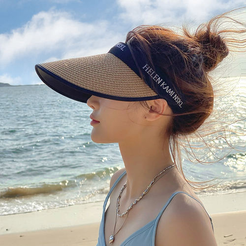 防晒帽女夏防紫外线大帽檐沙滩