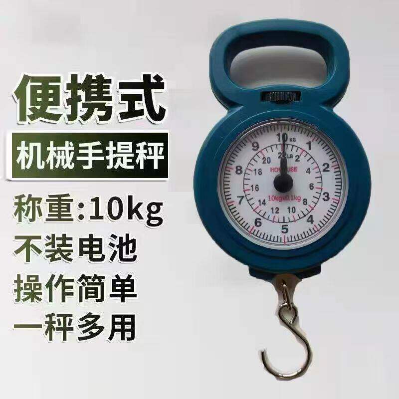 弹簧秤高精度手提称便捷式家用随身带小勾称小型手提多功能电子称