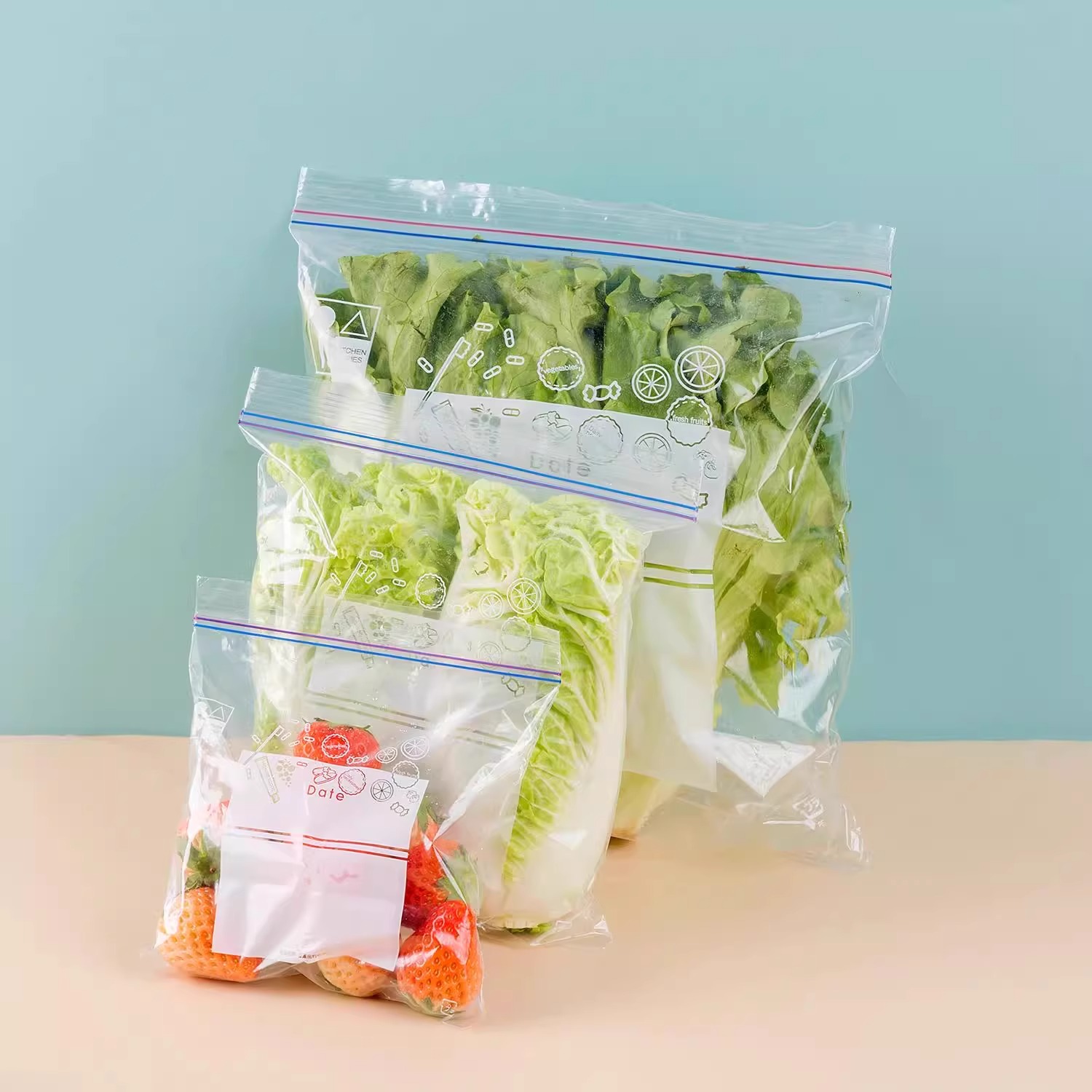 密封袋食品级冷冻专用自封袋