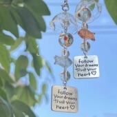 小清新金鱼风铃手机壳挂件手机链ccd包包挂饰送闺蜜礼物可爱清爽