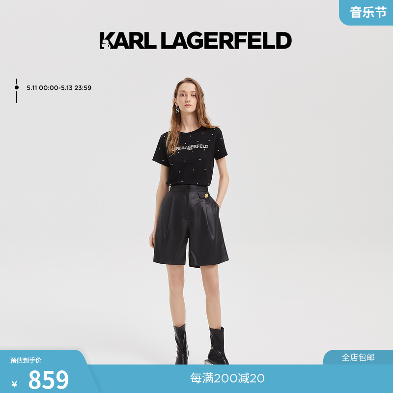 KarlLagerfeld短袖宽松显瘦