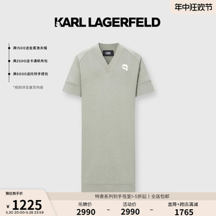 休闲运动短袖 KARL LAGERFELD卡尔拉格斐2023夏季 新款 连衣裙老佛爷