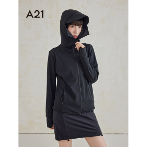 A21女装连帽皮肤衣夏季防晒遮阳透气百搭休闲皮肤衣