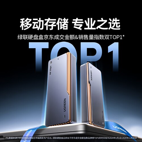 绿联40Gbps硬盘盒USB4M.2