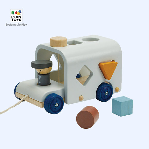 Plantoys进口巴士礼物早教玩具