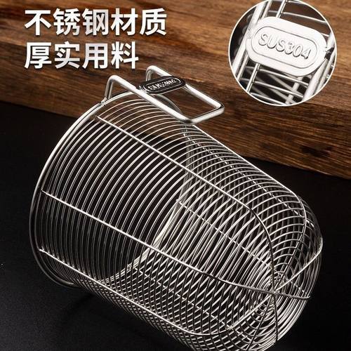 304筷子筒壁挂式不锈钢圆形沥水防积水防霉快笼洗碗机专用筷子笼