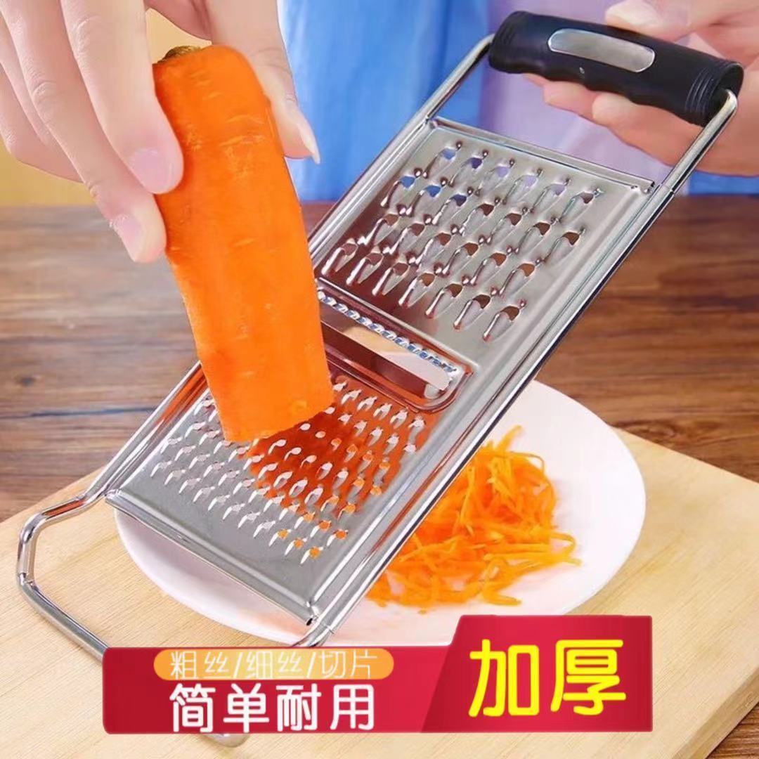 多功能切菜器家用厨房土豆丝切丝器黄瓜切片器擦丝器不锈钢刨丝器