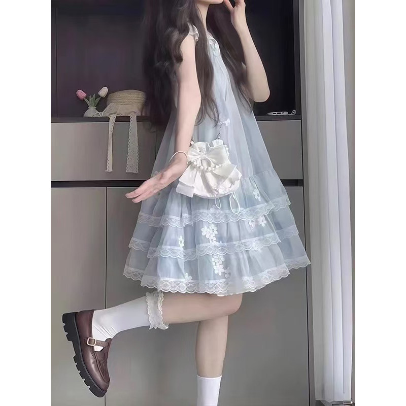少女法式甜美学院风洋装2