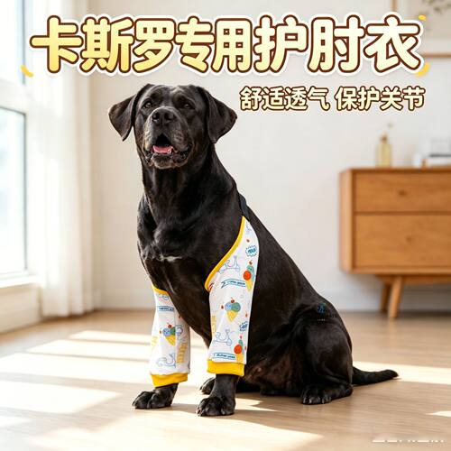 卡斯罗专用狗狗护肘衣腿套防脏护膝狗关节保护套大狗大型犬肘关节