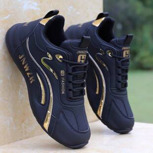 乔舟品牌男鞋2026春季新款运动休闲鞋男士加绒棉鞋软底轻便老爹鞋