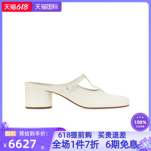 女士玛丽简塔比时尚 休闲高跟粗跟凉拖鞋 Margiela新款 Maison SS24