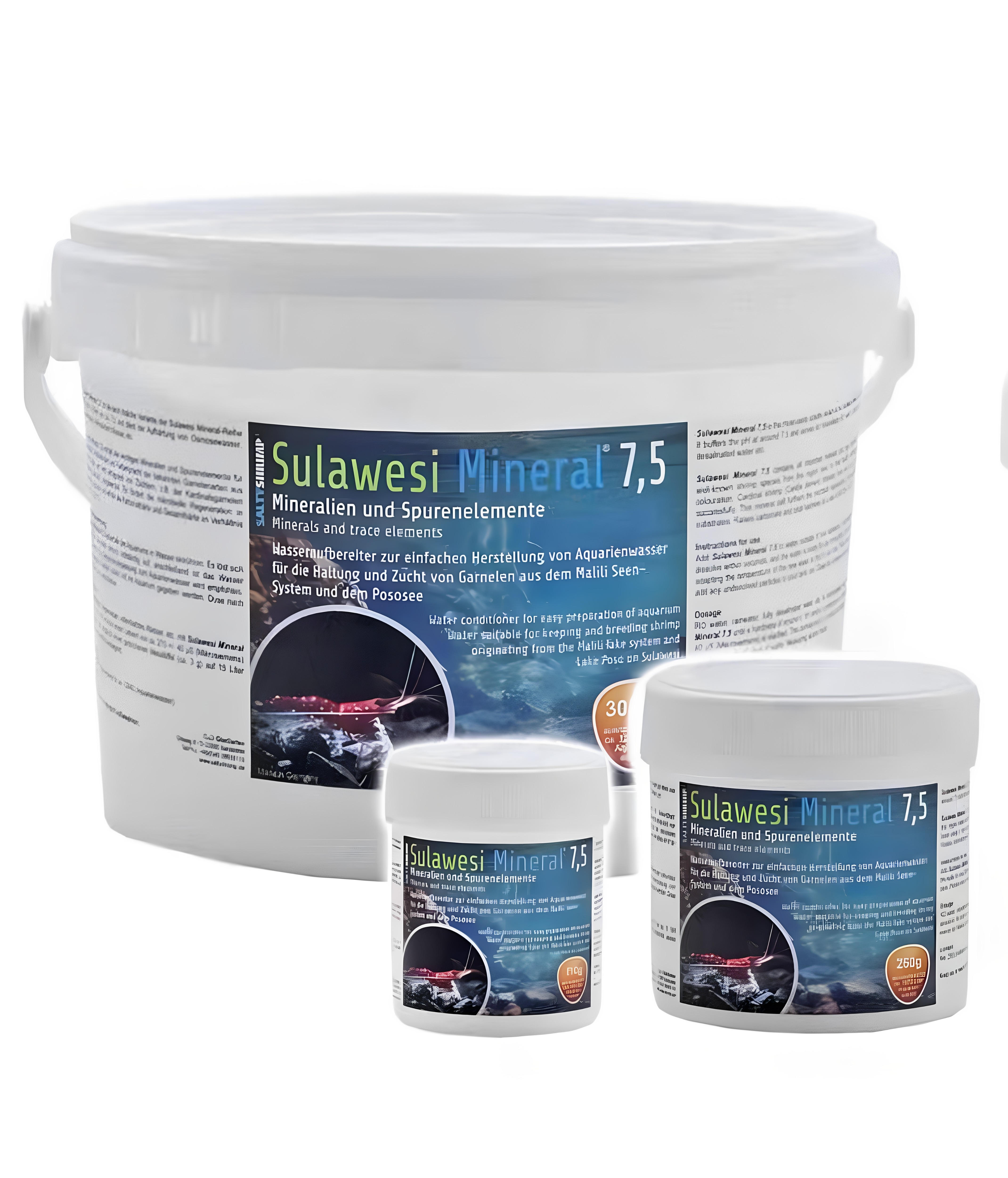Sulawesi Mineral 7.5苏盐苏虾盐苏拉威西虾矿物质盐GH硬度提升盐