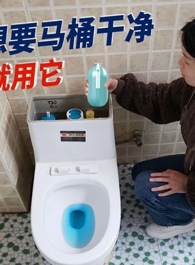 【冲水2488次】洁厕宝蓝泡泡厕所马桶除臭清洁剂洁厕灵厕清泡泡蓝