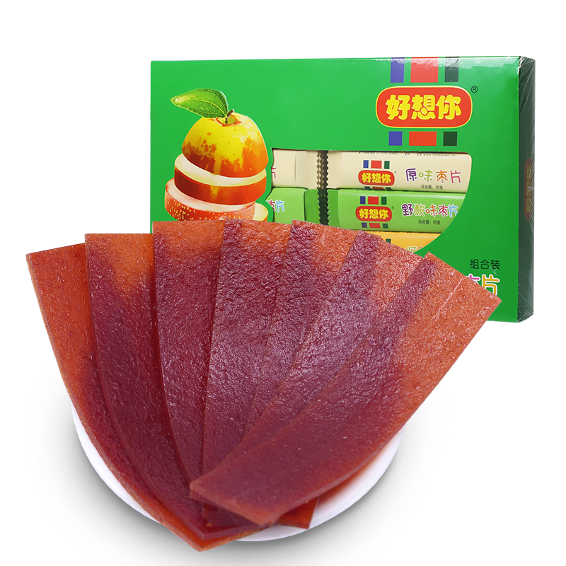 門店同款【好想你棗片組合裝360g】紅棗片山楂味阿膠味原味特產(chǎn)