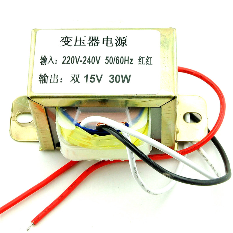 松藤30W 双15V 电源变压器 输入:220V 50Hz / 输出:双15V