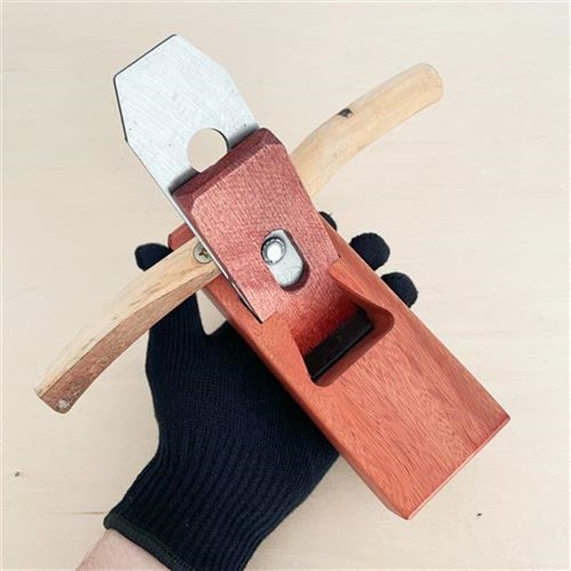 中式木工刨子幼儿园小学手工木刨牛角刨中学劳技课老木匠短刨刀
