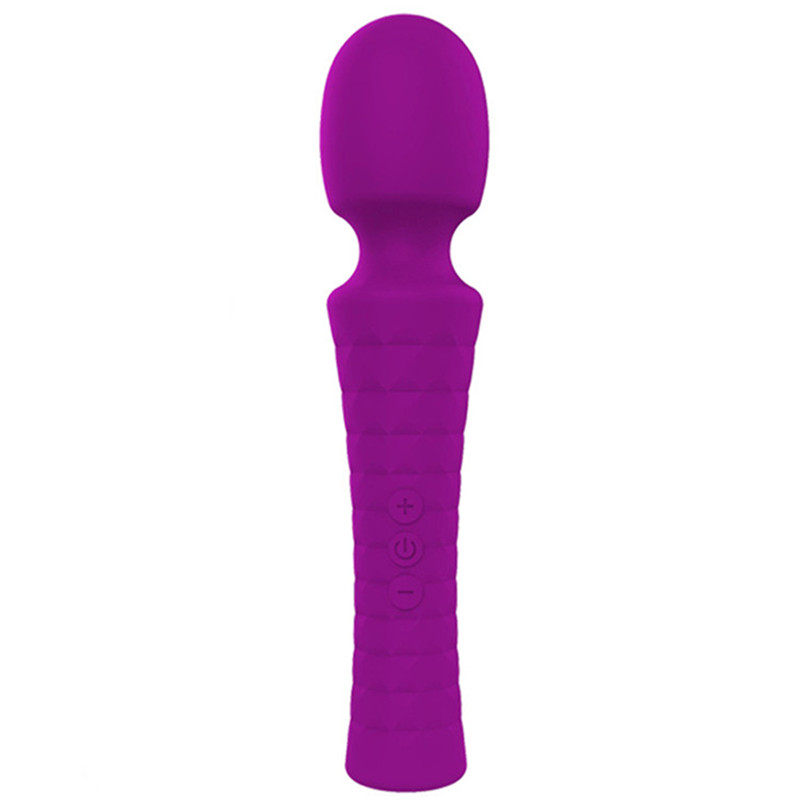 家用充电按摩器男女便携颈椎震动棒手持式电动按摩棒腰脖子多功能