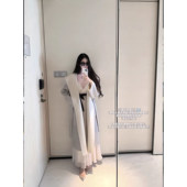 古早女神裙 娇天鹅 重工立体水溶蕾丝织带高级连衣裙 WONG POET