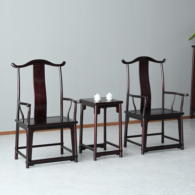 古尚古血檀名是官帽椅三件套