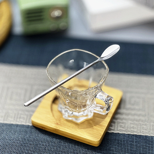 出口304不锈钢简约女生迷你小号咖啡勺精致搅拌奶粉蜂蜜调羹冰勺