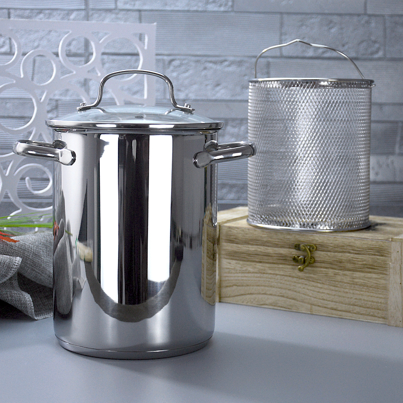 德国工艺加深油炸意大利面炖汤锅