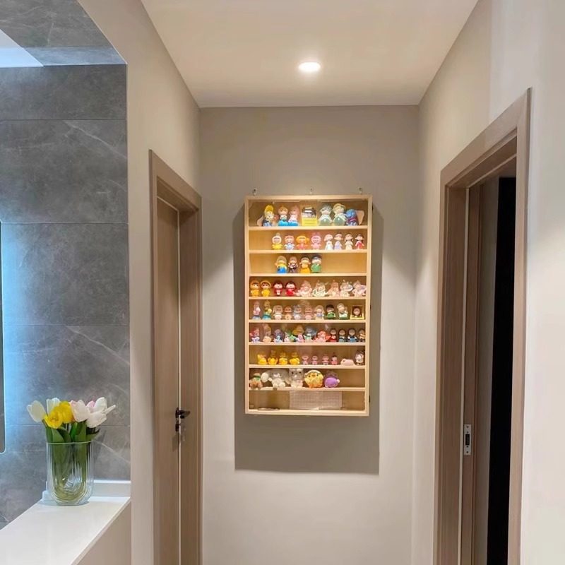 实木盲盒展示架收纳手办展示柜手办玩偶娃娃展示盒壁挂墙上置物架,商业/办公家具,手办柜/潮玩柜/玩具柜/模型柜,淘宝优惠券,粉丝福利购,淘宝优惠卷