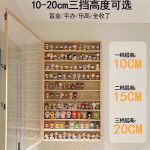 门后超薄置物架收纳柜卧室薄柜极窄柜墙边柜盲盒手办挂墙上展示架