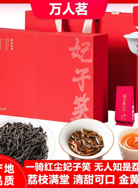【招牌红茶】妃子笑荔枝香红茶武夷山桐木特级正山小种茶叶礼盒装
