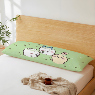 小可爱兔兔飞鼠卡通情侣长枕头护颈椎睡觉长条抱枕可拆洗