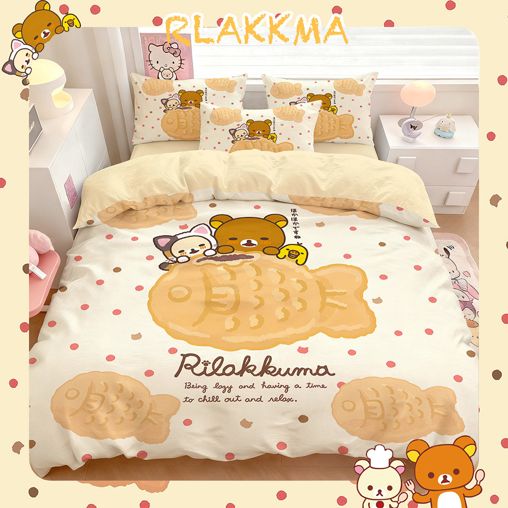 轻松熊柔软亲肤床品四件套学生宿舍床单被套卡通可爱三件套,床上用品,床品套件/四件套/多件套,淘宝优惠券,粉丝福利购,淘宝优惠卷