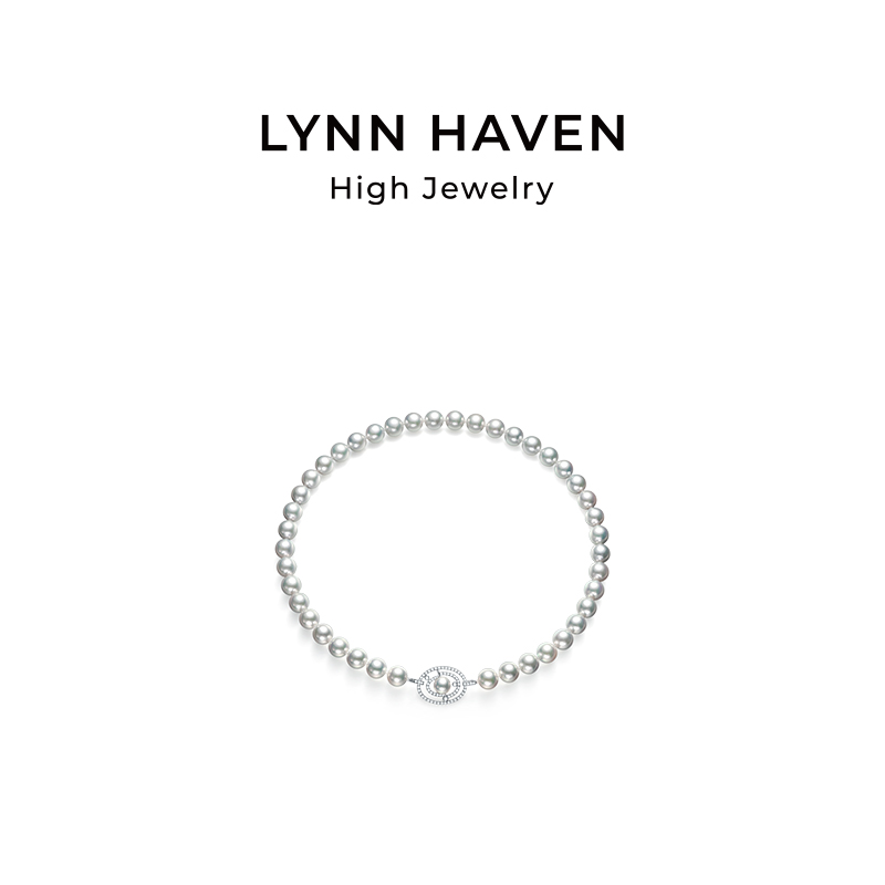 LynnHaven麟玟真多麻色珍珠项链