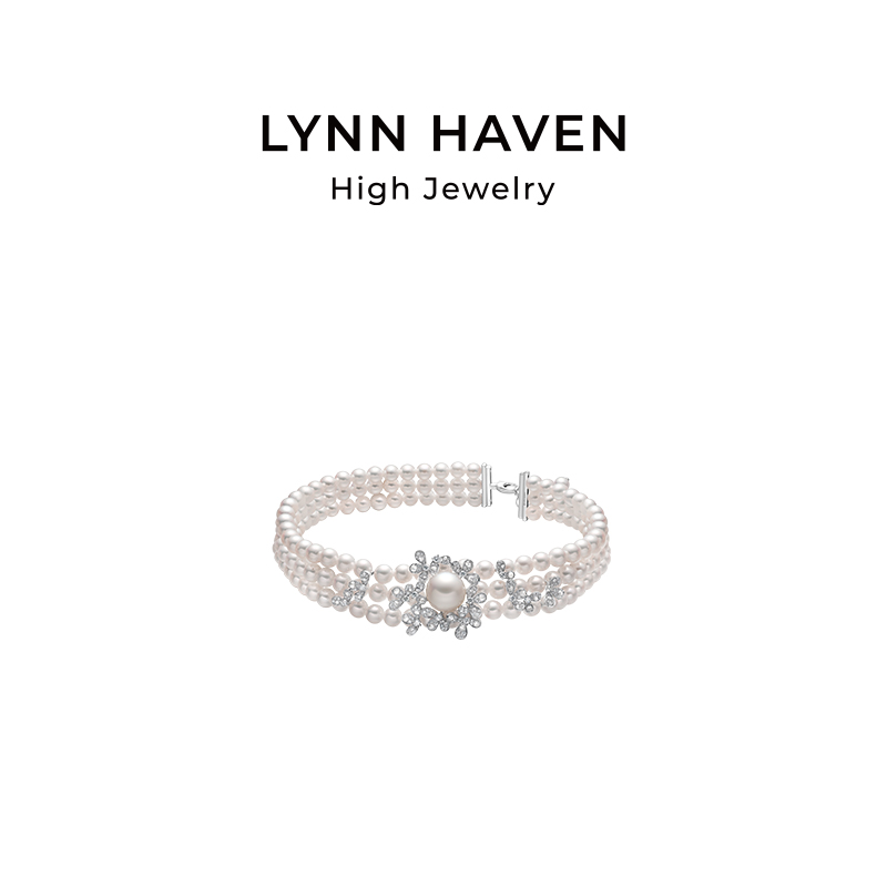 LynnHaven麟玟圆梅海水珍珠串珠