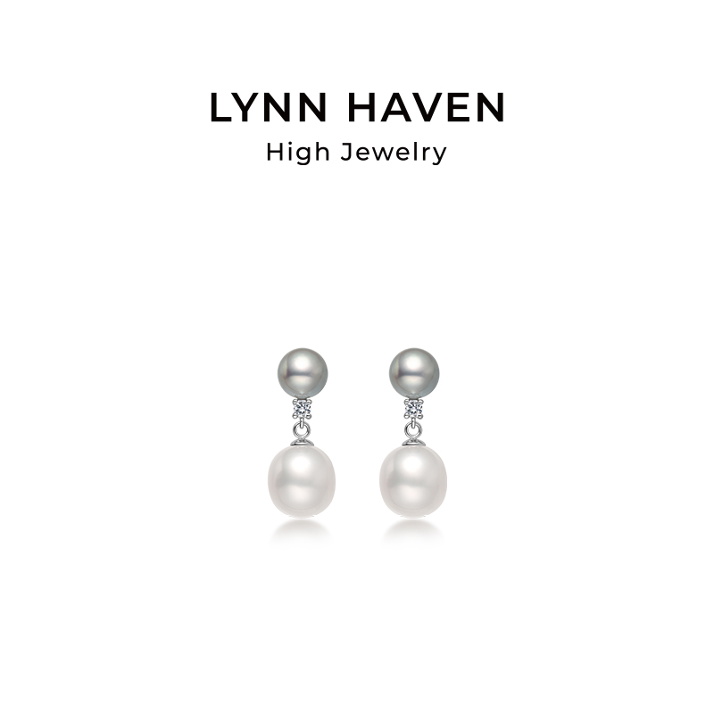 LynnHaven麟玟悦动海水珍珠耳钉