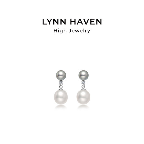 LynnHaven麟玟悦动海水珍珠耳钉