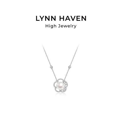 LynnHaven麟玟冰梅纹珍珠项链