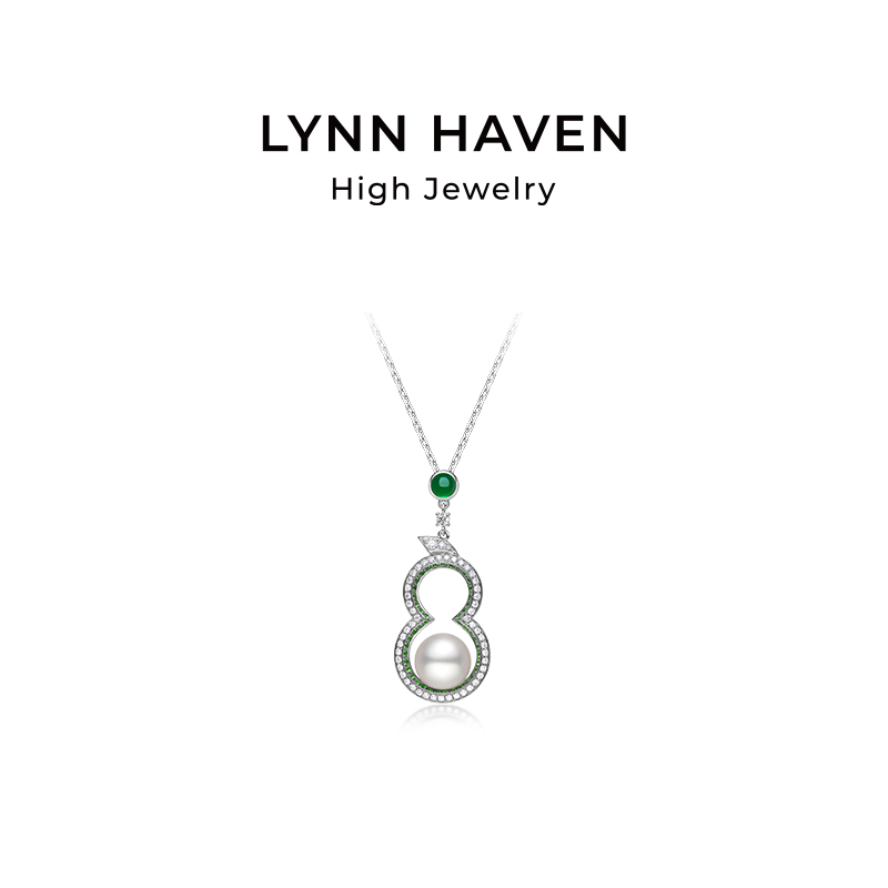 LynnHaven麟玟葫芦Akoya珍珠项链
