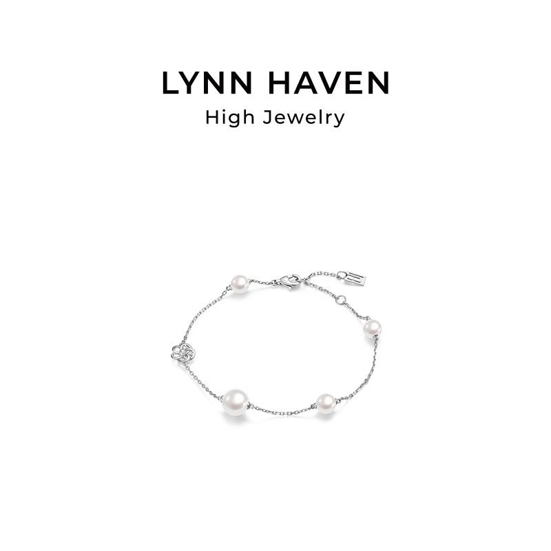 LynnHaven麟玟冰梅纹珍珠手链