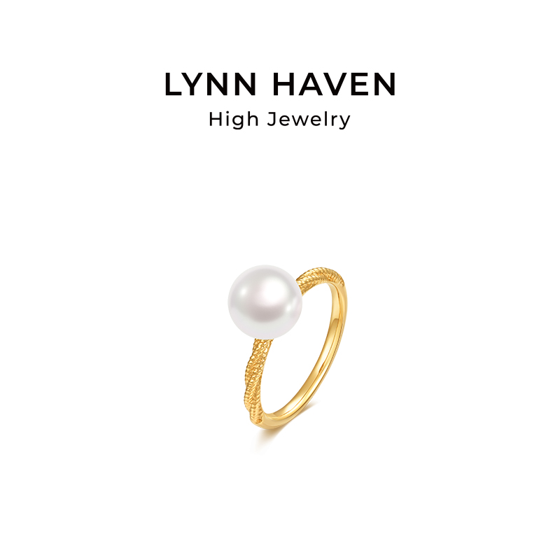 LynnHaven麟玟Akoya海水珍珠戒指