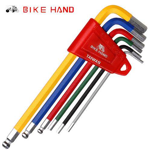 BIKEHAND彩色内六角扳手组自行车修车工具支装YC--C