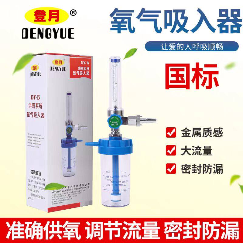 登月墙式氧气吸入器医院中心供氧系统氧气管道用墙壁式氧气流量表