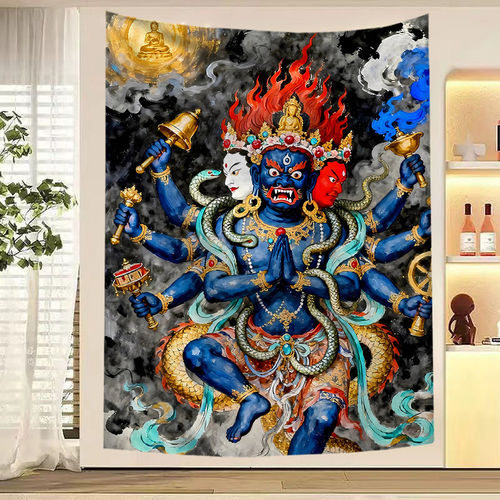 怒目金刚周边海报背景布