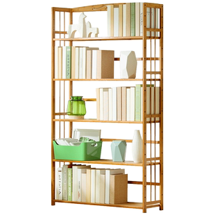 书架落地书柜子儿童小型桌面上置物架类网红实木简易卧室客厅收纳