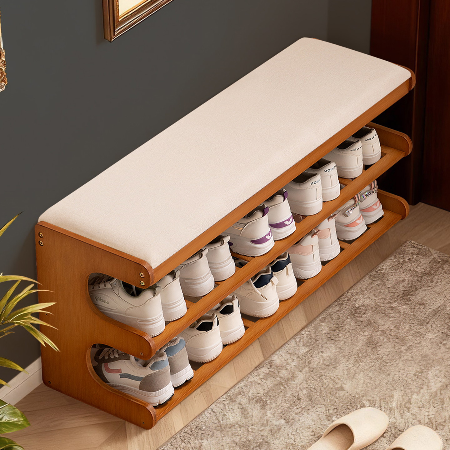 换鞋凳进门口家用轻奢高级感