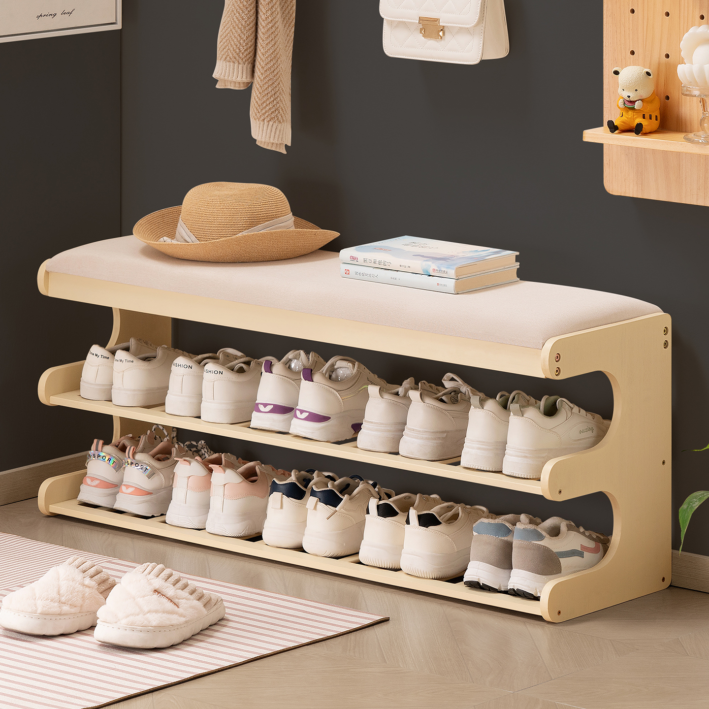 换鞋凳进门口家用轻奢高级感