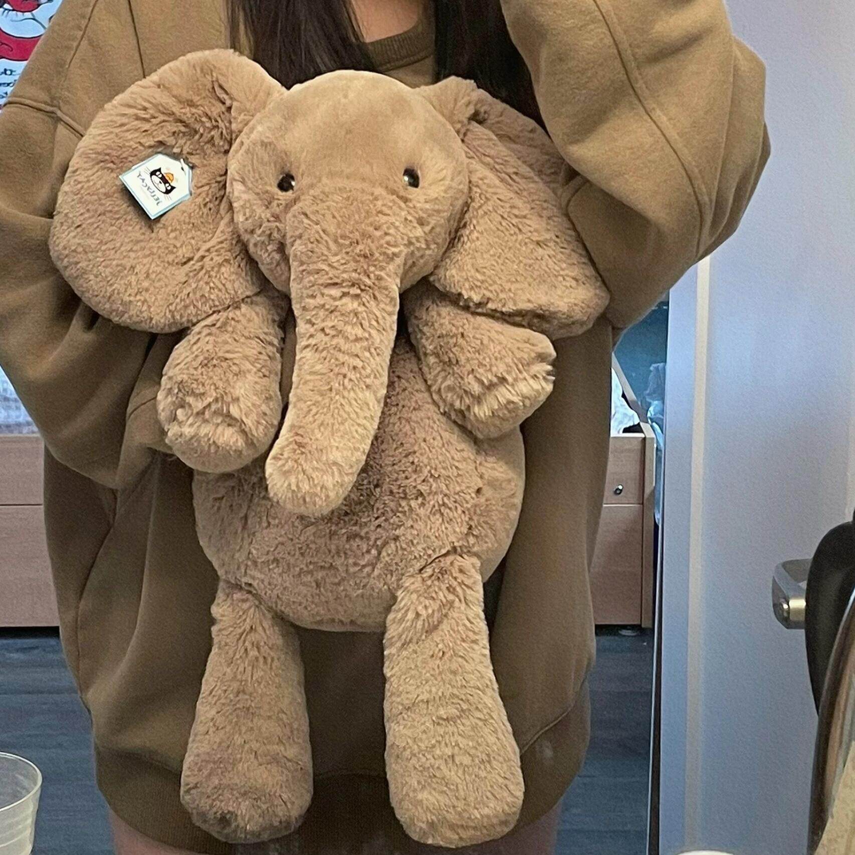 英国JELLYCAT史玛吉大象趴趴象兔子小狗狐狸毛绒玩具情人节送礼物