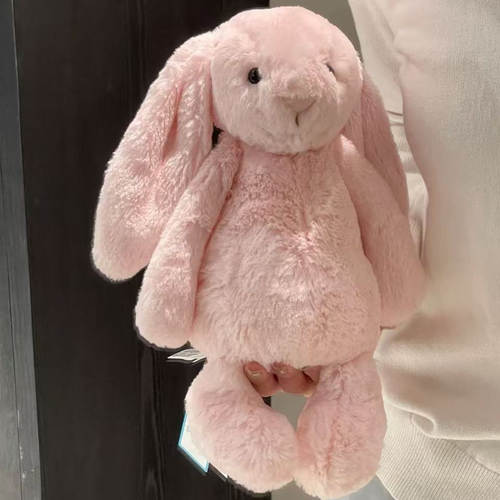 jellycat粉色银色乳白色邦尼兔